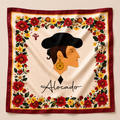 Pañuelo Alocado Natural semiseda estampado taurino Sin Vergüenza Brand