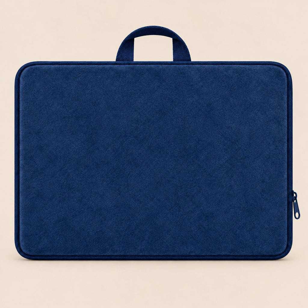 Reverso de terciopelo azul de la almohadilla Alocado