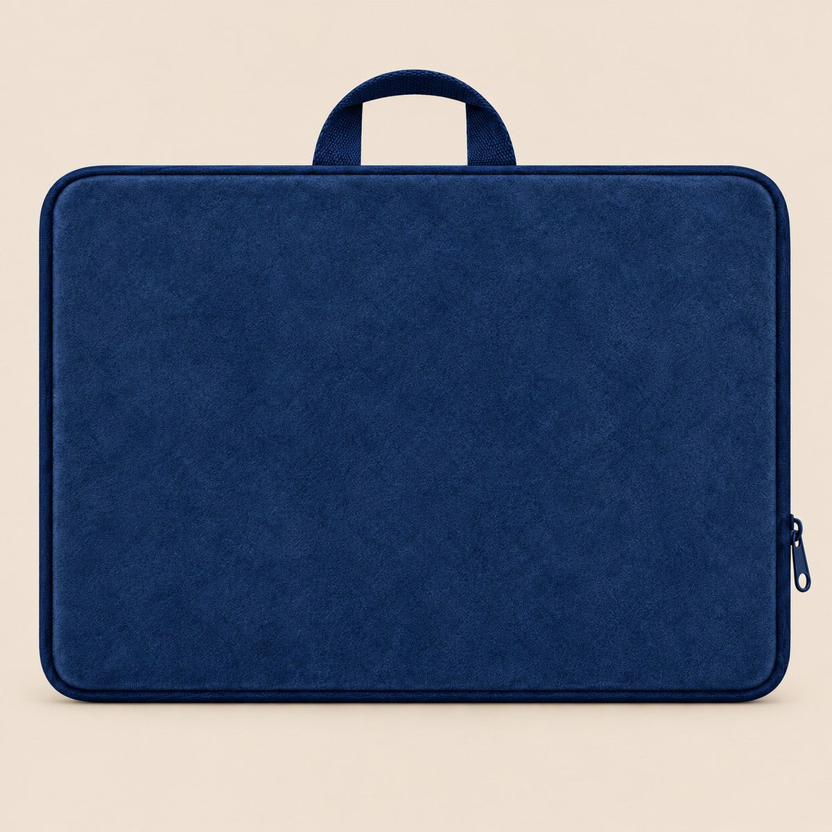 Reverso de terciopelo azul de la almohadilla Alocado