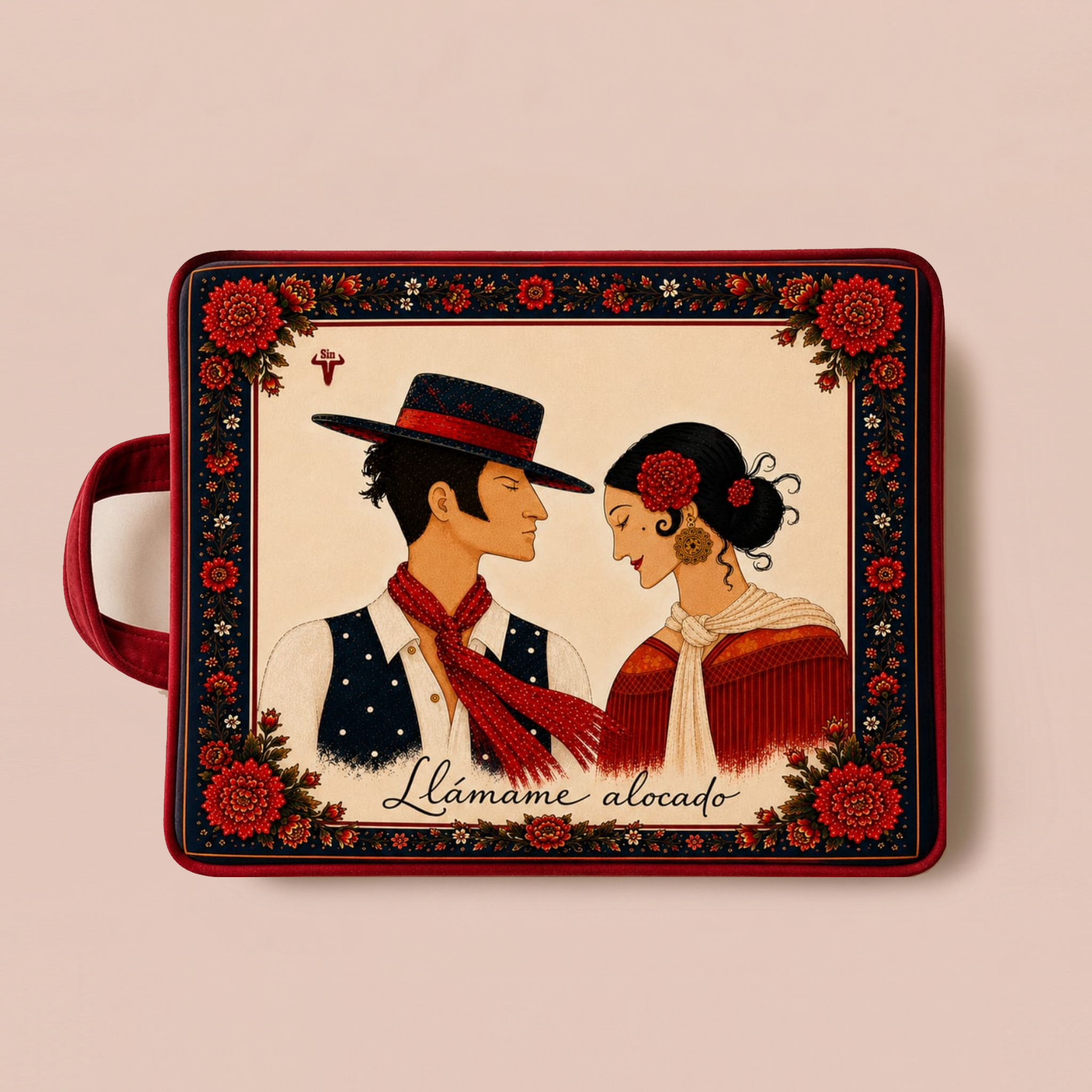 Almohadilla Colección Alocado Granate