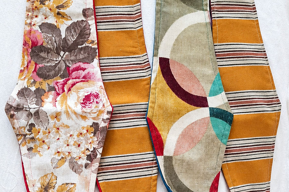 Fajines artesanales Sinvergüenza con forro de color y lazos