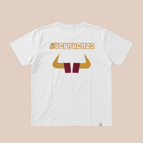 Camiseta Originals estampado dorado taurino Sin Vergüenza Brand